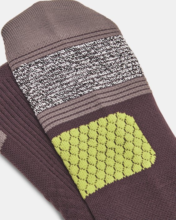 Unisex UA ArmourDry™ Playmaker Mid-Crew Socks in Gray image number 3